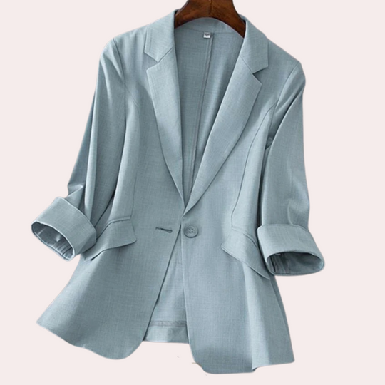 EB | Blazer mit 3/4 Ärmeln Polyester Elegant und Vielseitig