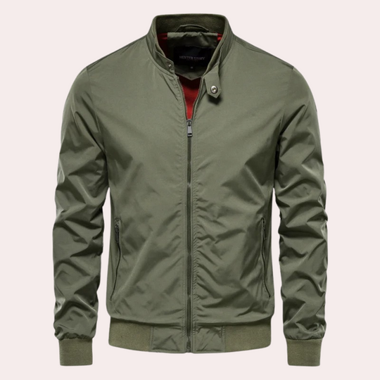 EB | Herren Sommerjacke mit Stehkragen und Reißverschluss