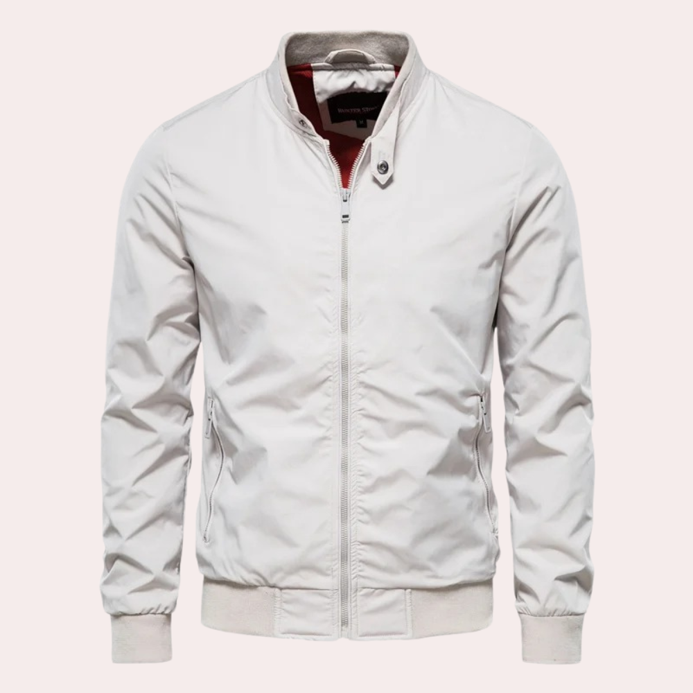 EB | Herren Sommerjacke mit Stehkragen und Reißverschluss