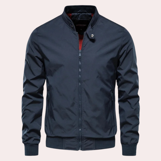 EB | Herren Sommerjacke mit Stehkragen und Reißverschluss