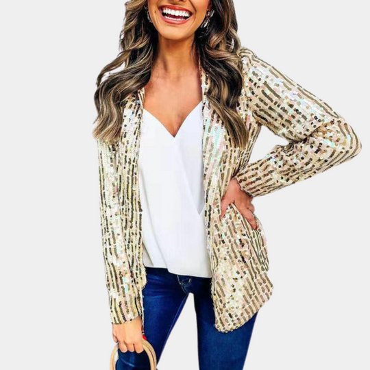 EB | Schicker Blazer mit Pailletten für Frauen
