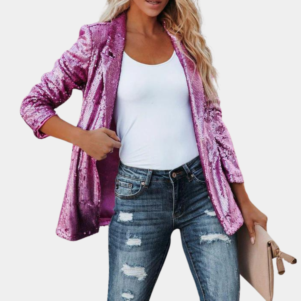 EB | Schicker Blazer mit Pailletten für Frauen