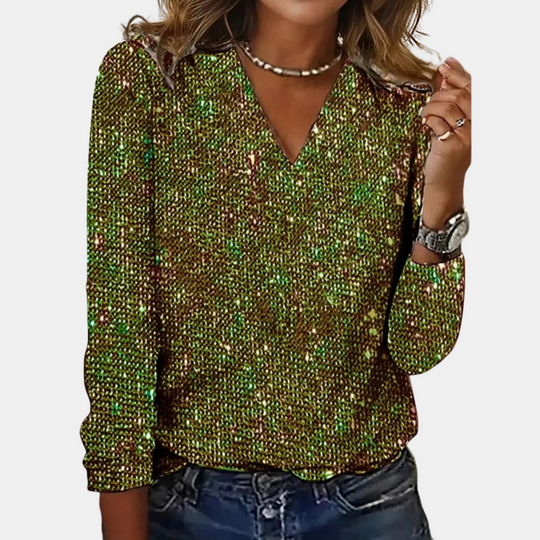 EB | Glitzer Top Für Damen