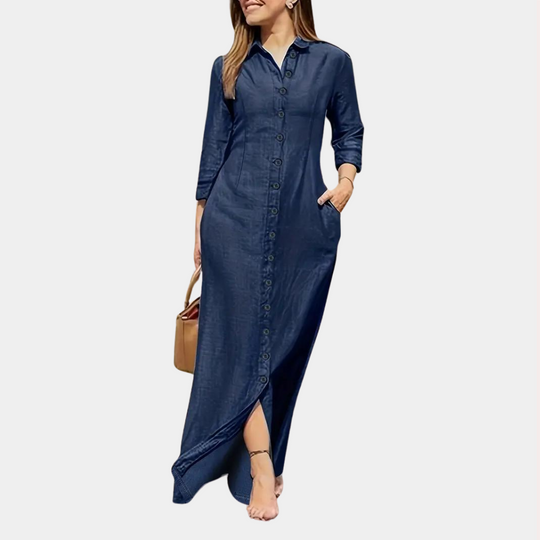 EB | Maxi Kleid mit Knöpfen