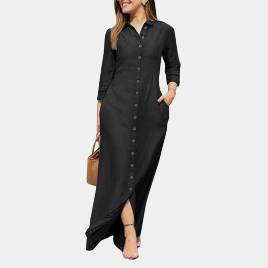 EB | Maxi Kleid mit Knöpfen