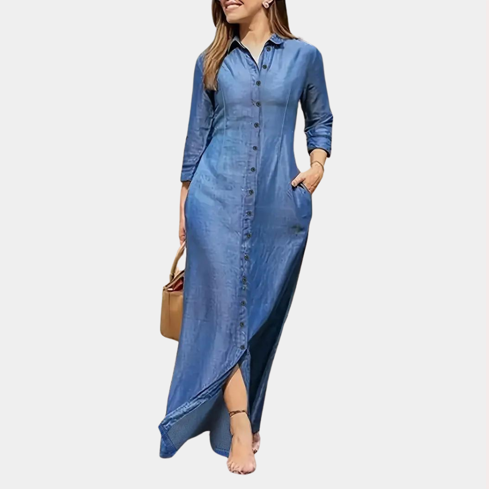 EB | Maxi Kleid mit Knöpfen