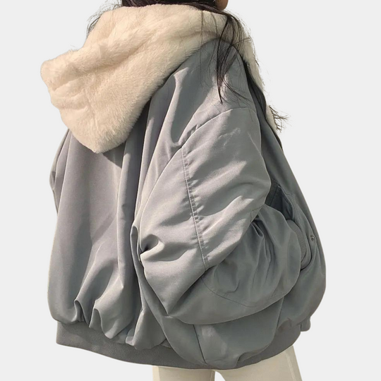 EB | Weiche Doppellagige Winterjacke mit Kapuze für Damen