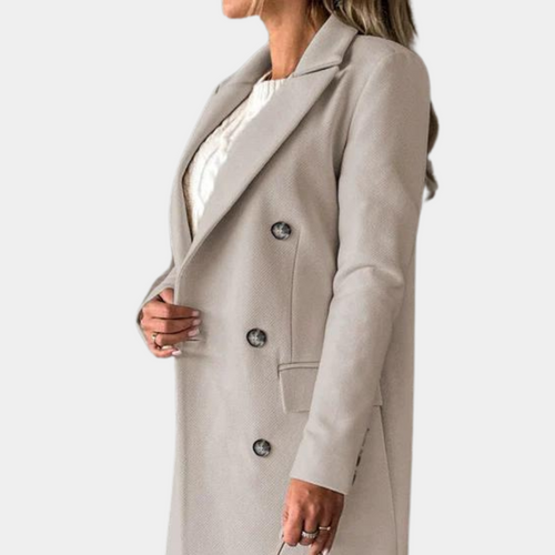 EB | Zweireiher Langmantel für Damen - Winter