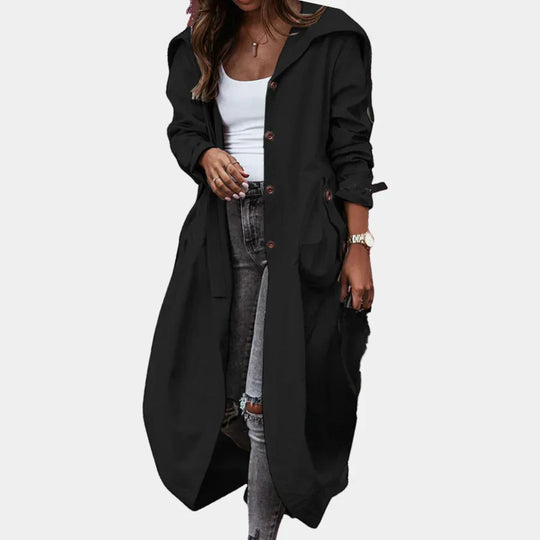 EB | Langer Damenmantel für Einen Modischen Look