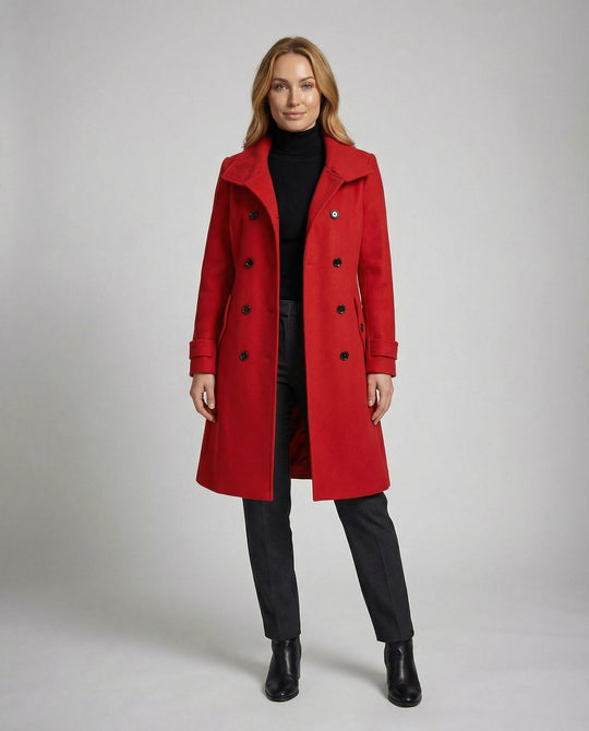 Warmer Damen Trenchcoat Elegant | EB