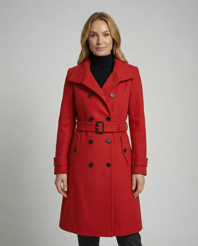 Warmer Damen Trenchcoat Elegant | EB