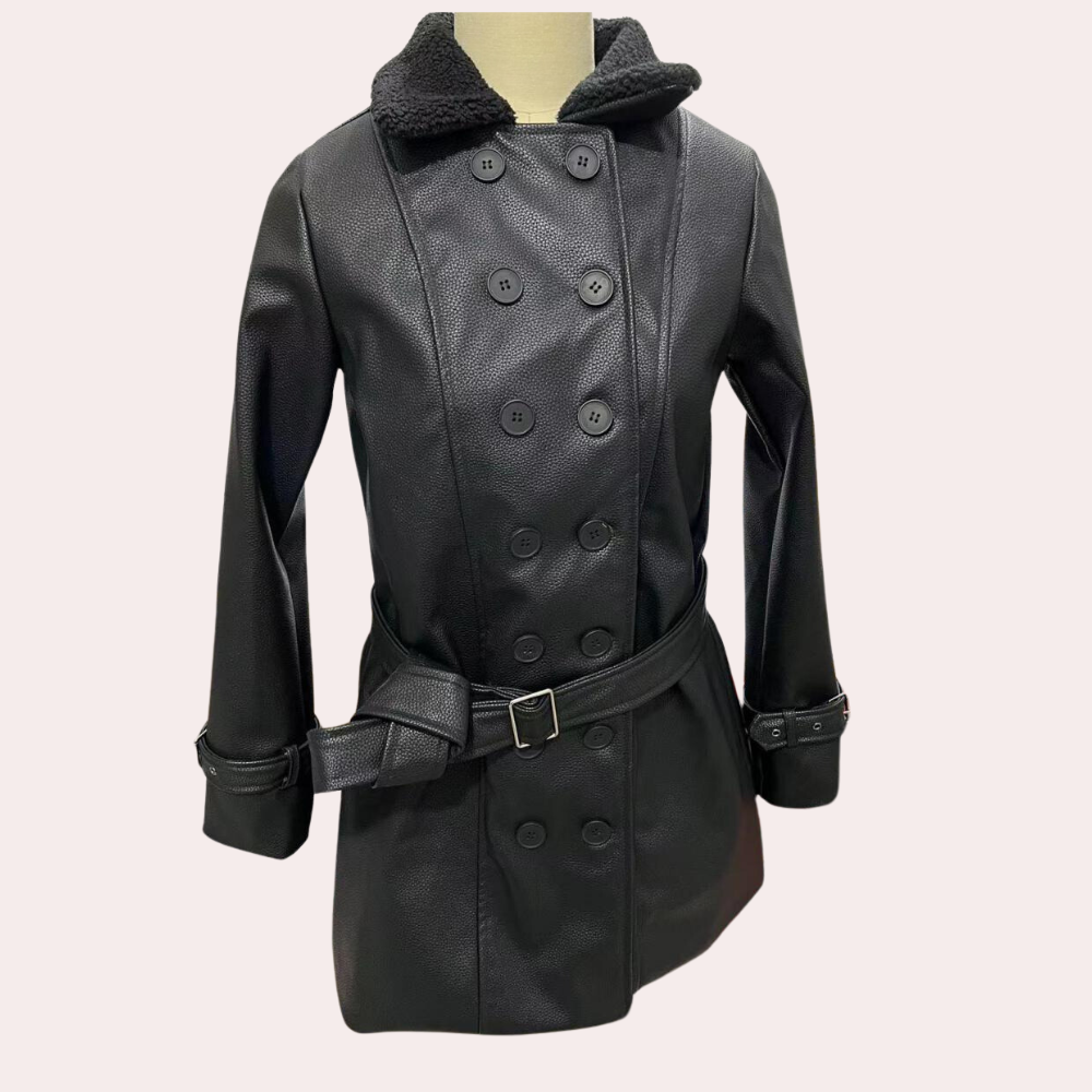 EB | warme Lederjacke für Frauen