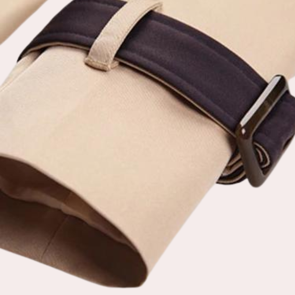 EB | Zweireiher Trenchcoat für Damen - Mittellang