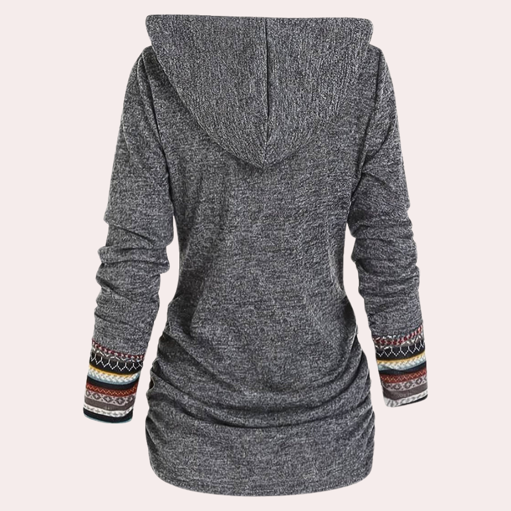 EB | Stilvoller Herbstkapuzenpullover für Frauen