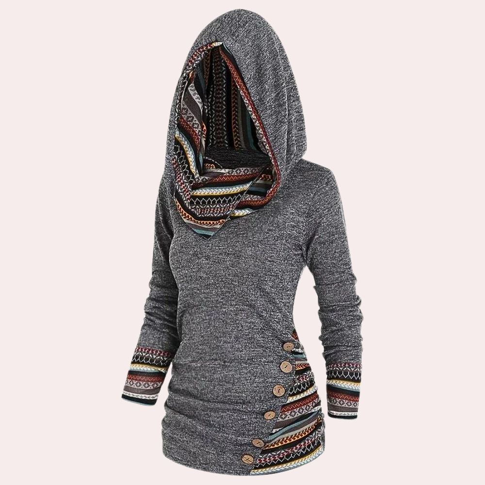 EB | Stilvoller Herbstkapuzenpullover für Frauen