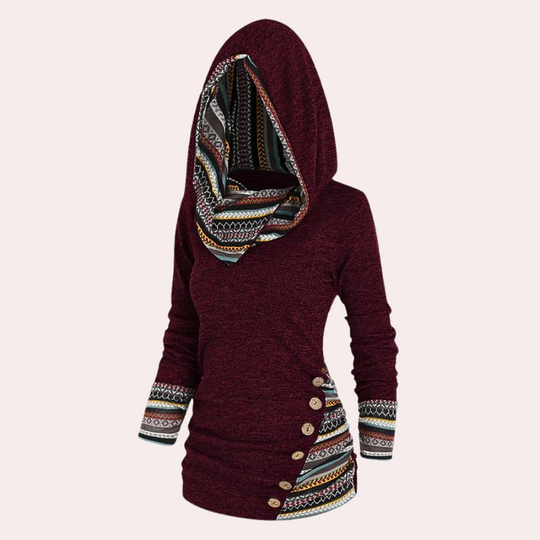 EB | Stilvoller Herbstkapuzenpullover für Frauen