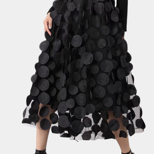 EB | Gepunkteter Mesh Retro Rock