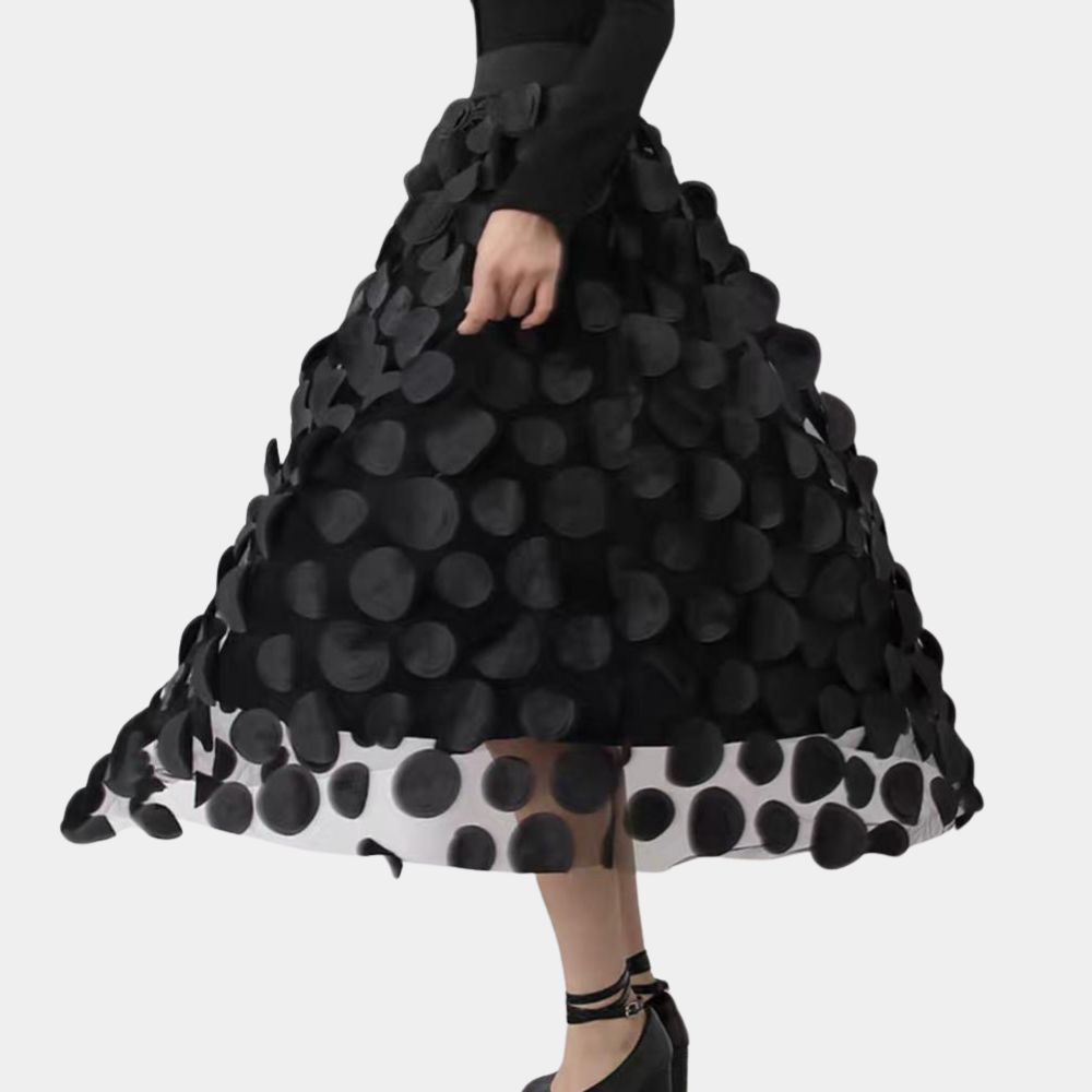 EB | Gepunkteter Mesh Retro Rock
