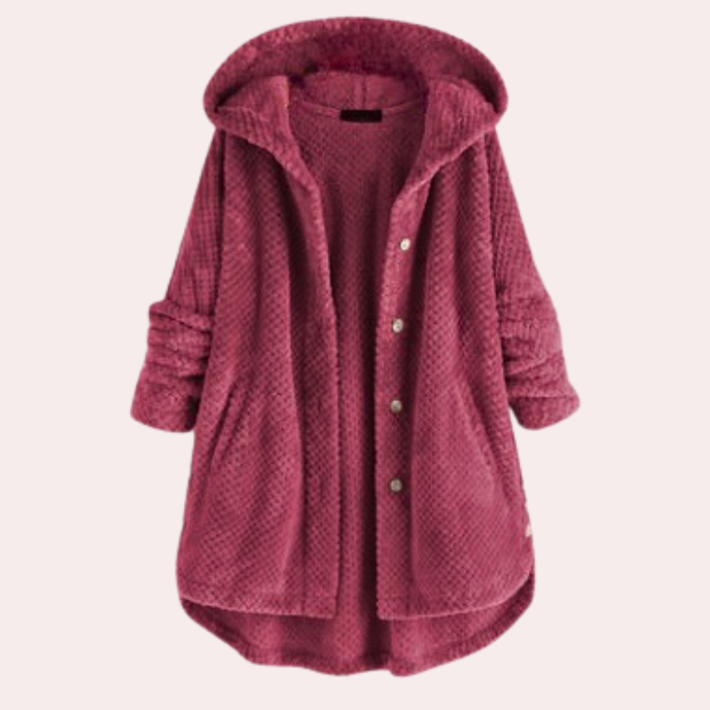 EB | Moderne Sherpa Jacke Schicke Details Gemütlich und Trendy