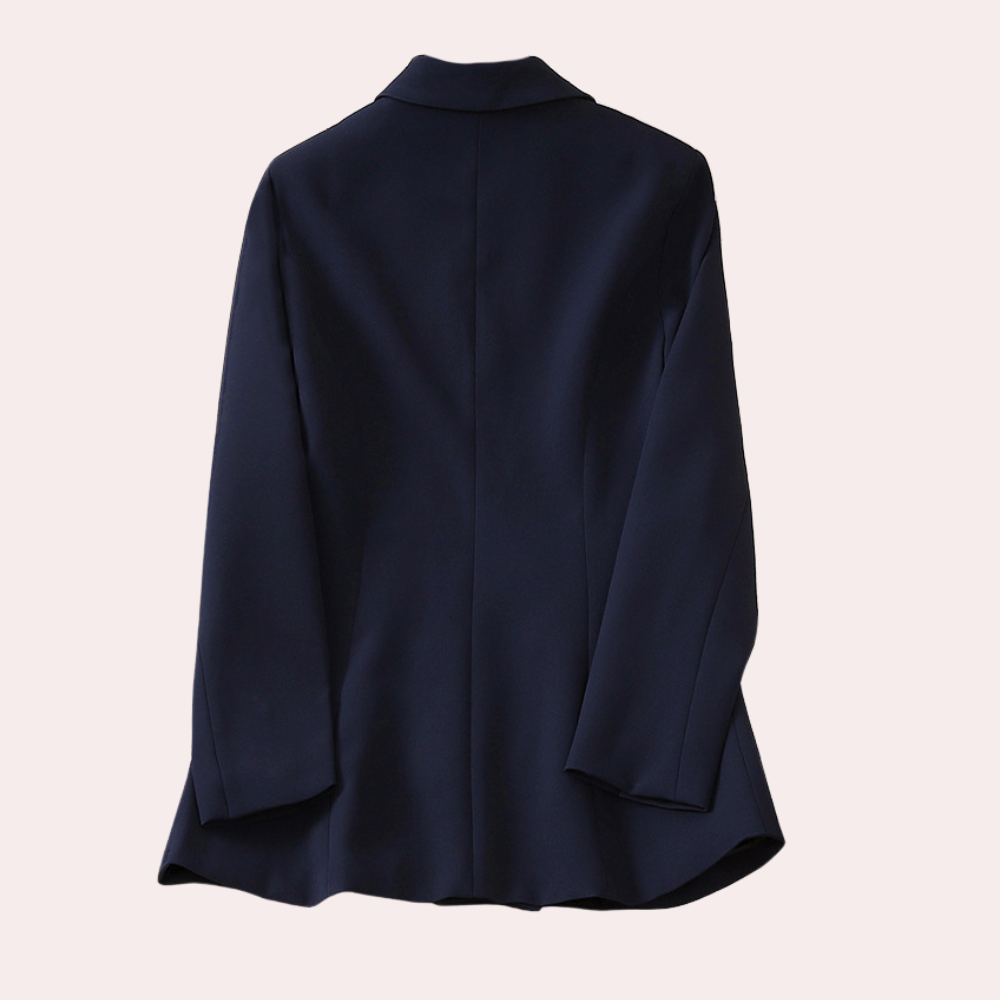 EB | Blazer mit Doppelknopfverschluss Strukturiert Passform Zeitloses Design