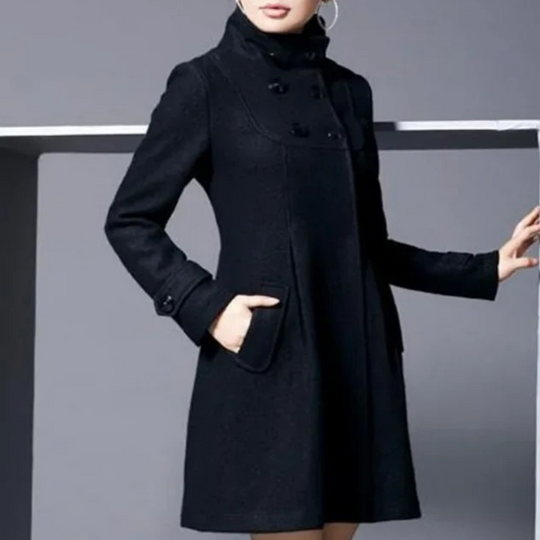 EB | gefütterte Jacke - eleganter Teal-Jacke mit Seitentaschen