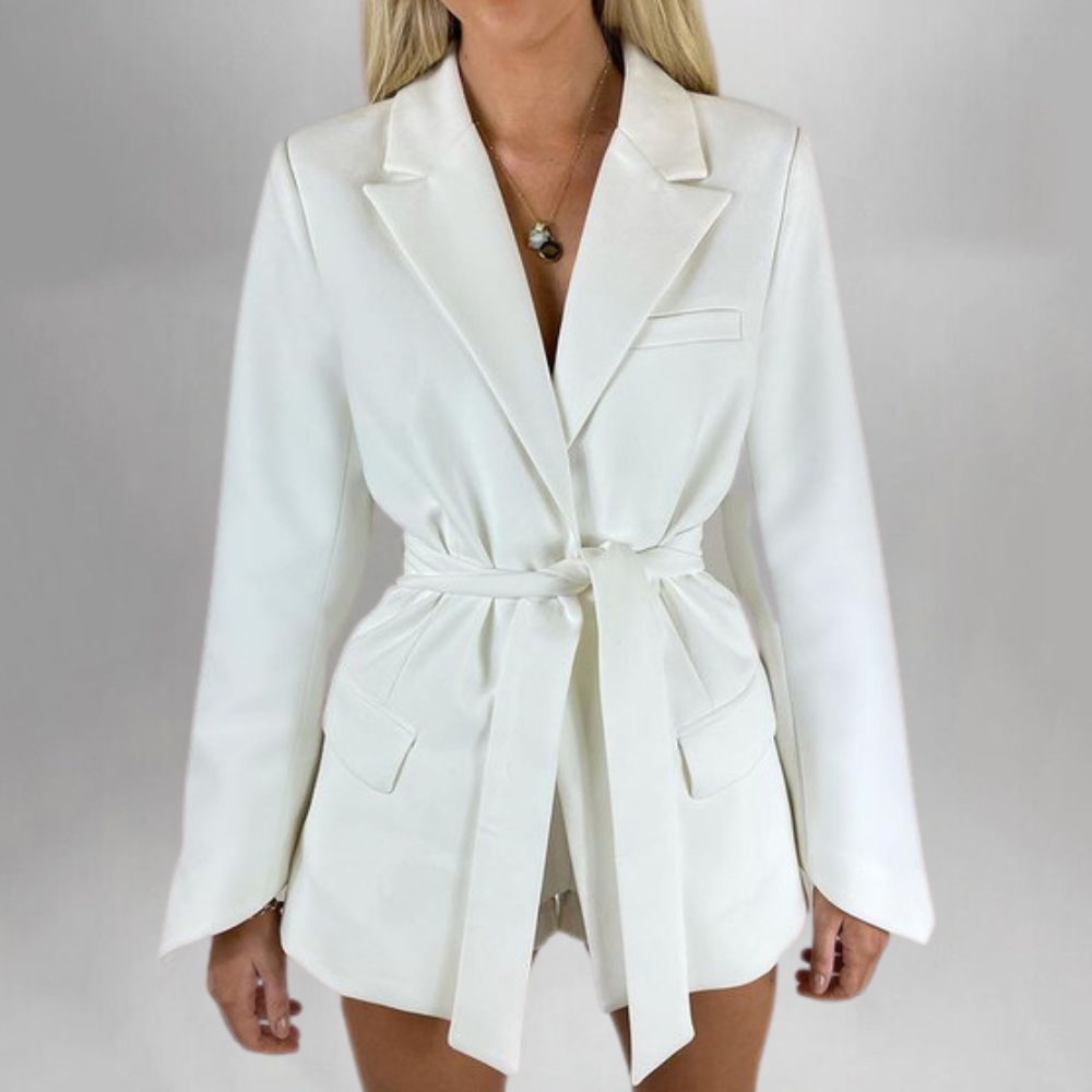 EB | Eleganter Blazer mit Gürtel für Damen