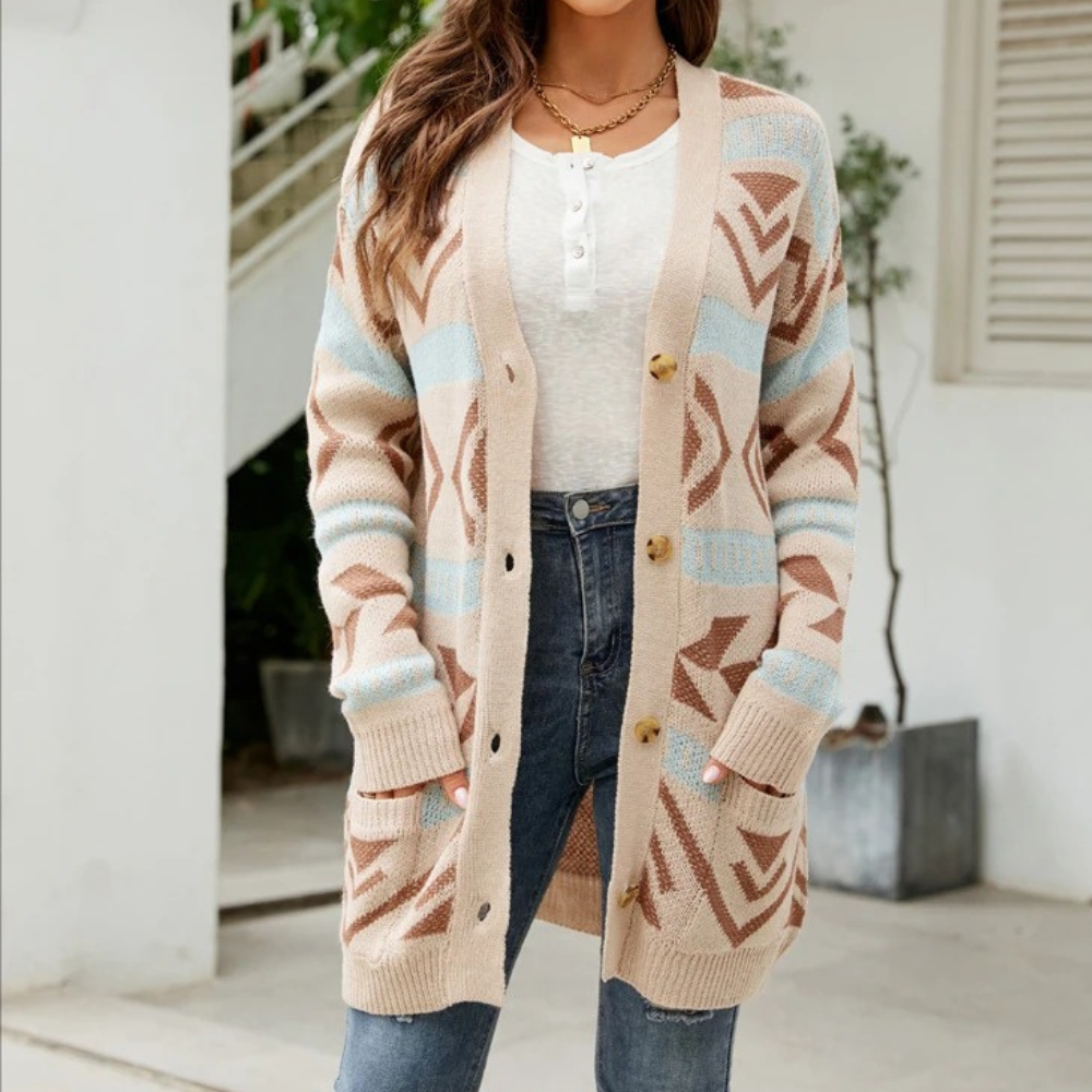 EB | Moderne und Modische Winter-Strickjacke