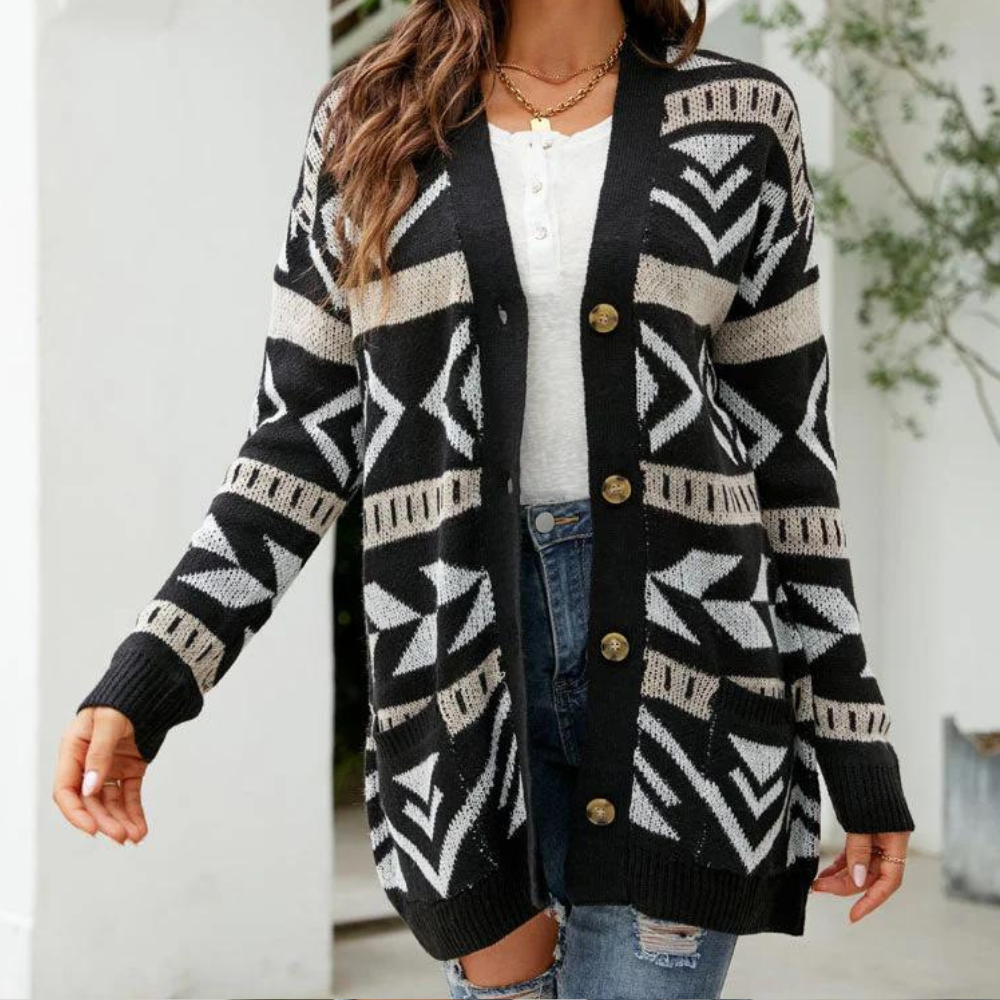 EB | Moderne und Modische Winter-Strickjacke