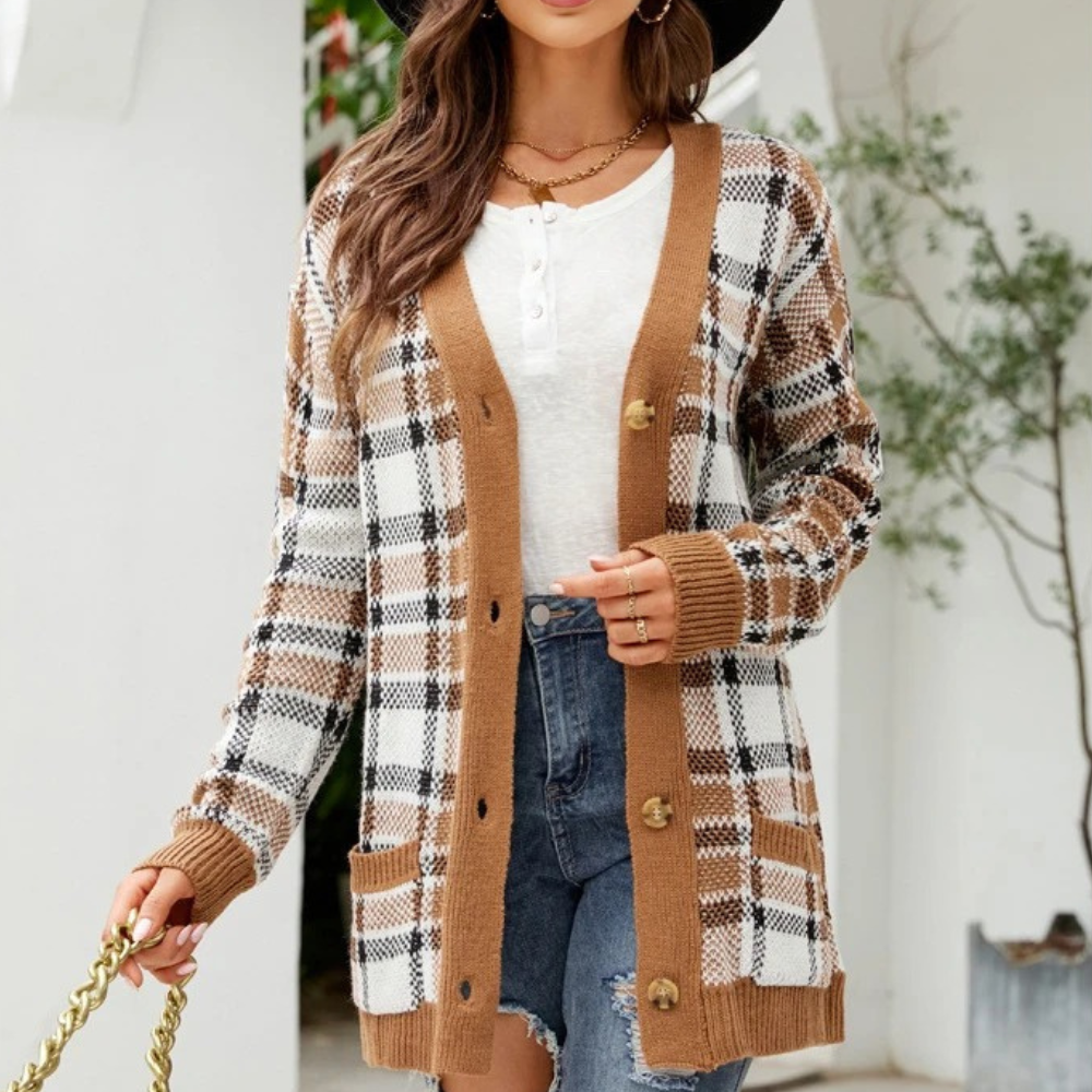 EB | Elegante und Vielseitige Winter Strickjacke