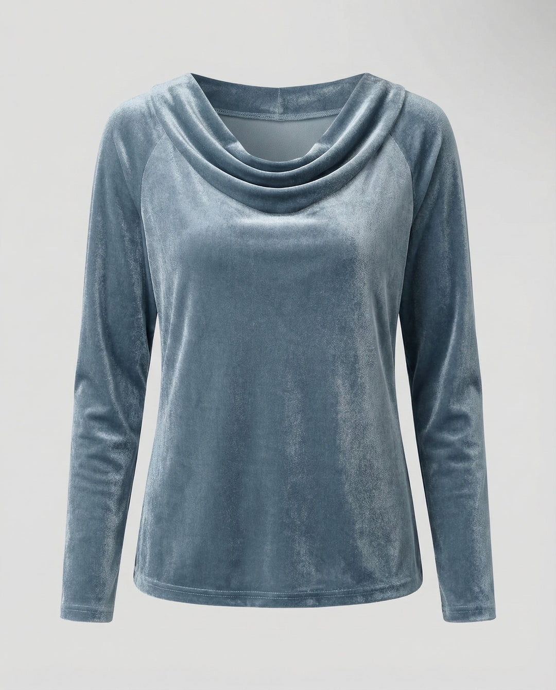Elegantes Samtshirt Damen Lässig | EB