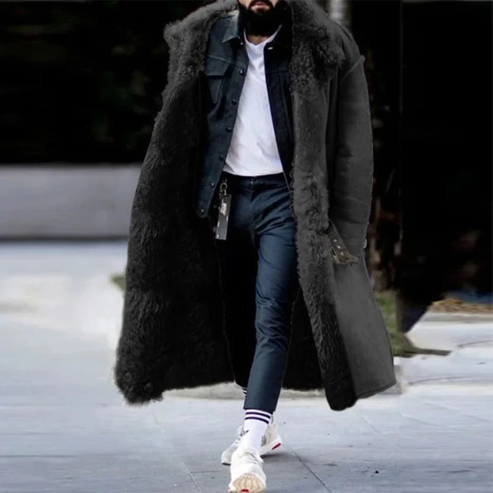 EB | eine luxuriöse Shearling-Überjacke