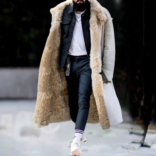 EB | eine luxuriöse Shearling-Überjacke