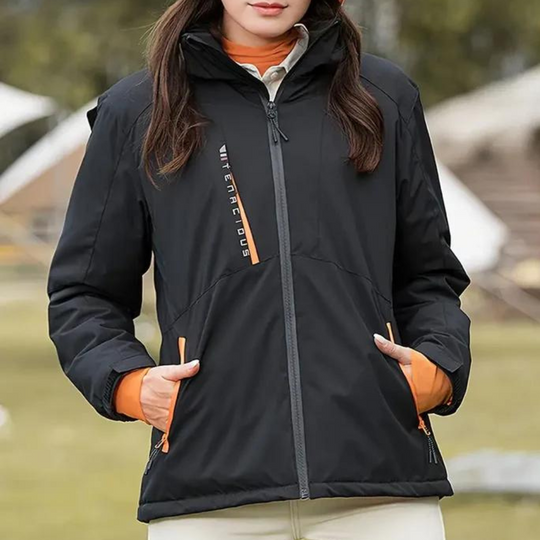 EB | Elegante Damenjacke mit modischer Winterkapuzenpullover
