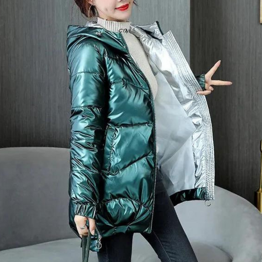 EB | Warme Winterjacke für Damen mit Kapuze