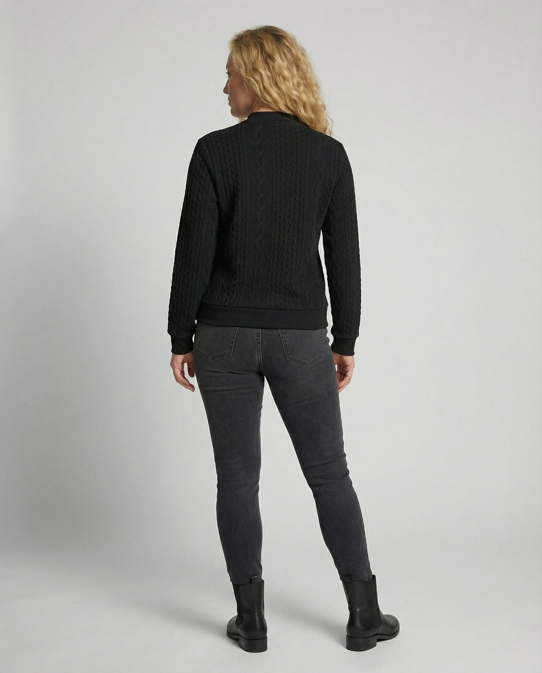 EB | Weicher Casual-Pullover Mit Textur Für Damen