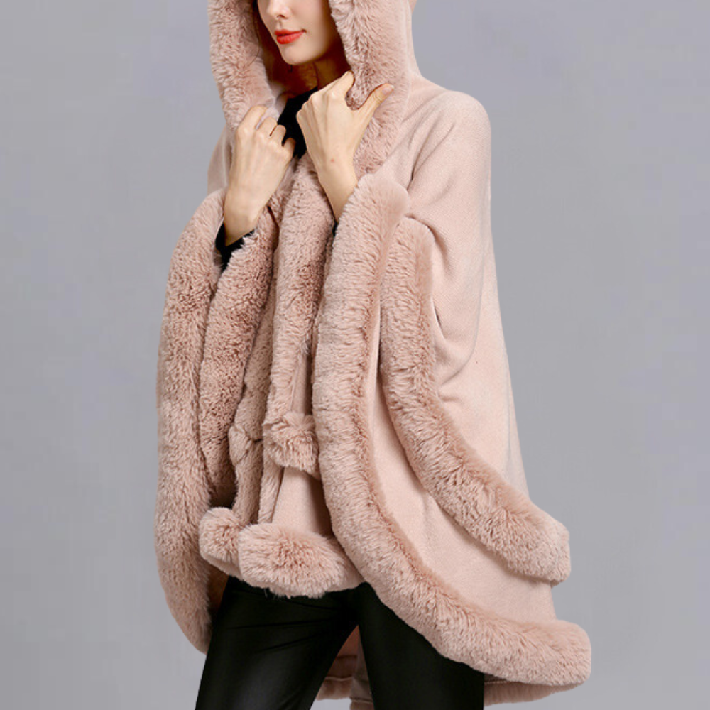 EB | Elegante Kap Mantel für Frauen für den Winter