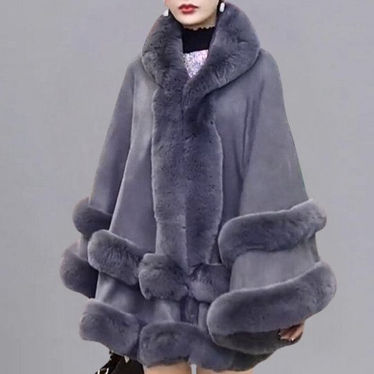 EB | Elegante Kap Mantel für Frauen für den Winter