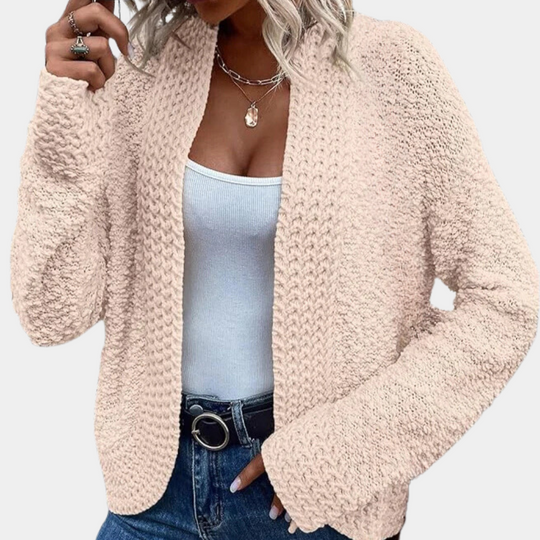 EB | Strickcardigan Weiches Bouclé-design Lässige Passform