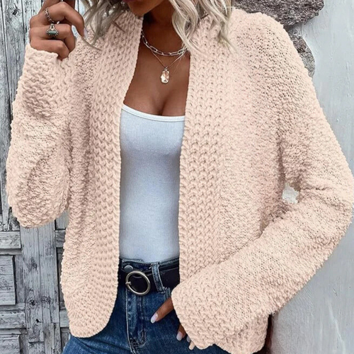 EB | Strickcardigan Weiches Bouclé-design Lässige Passform