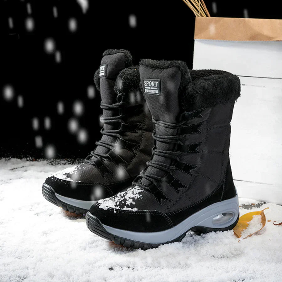 EB | Robuste Winterstiefel mit Schnürsenkeln für Frauen
