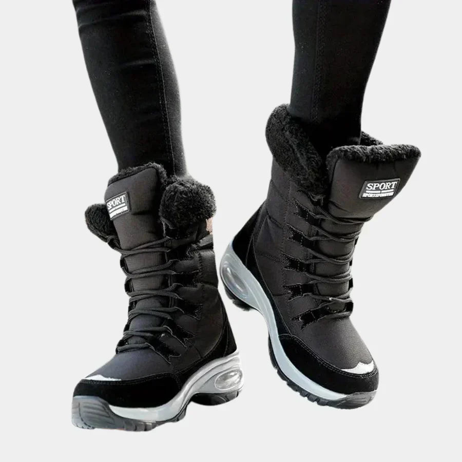 EB | Robuste Winterstiefel mit Schnürsenkeln für Frauen