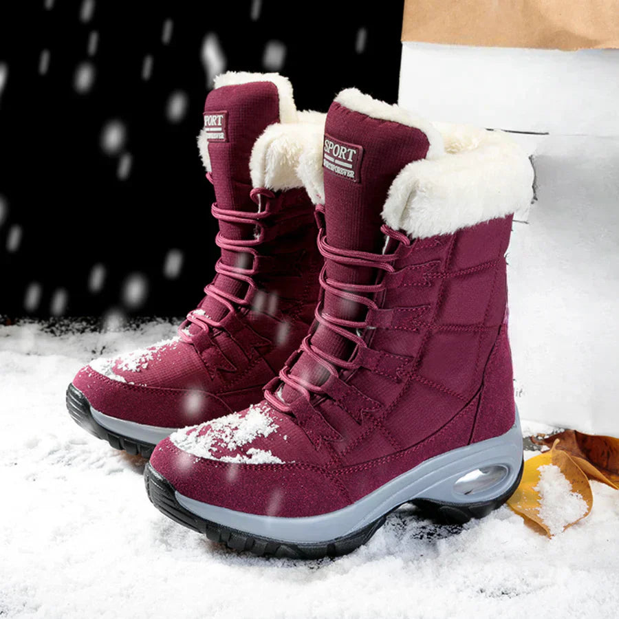 EB | Robuste Winterstiefel mit Schnürsenkeln für Frauen