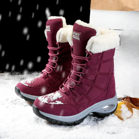 EB | Robuste Winterstiefel mit Schnürsenkeln für Frauen