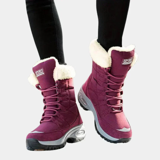 EB | Robuste Winterstiefel mit Schnürsenkeln für Frauen
