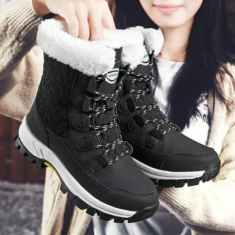EB | mit Kunstfell gefütterte Schneestiefel für Frauen