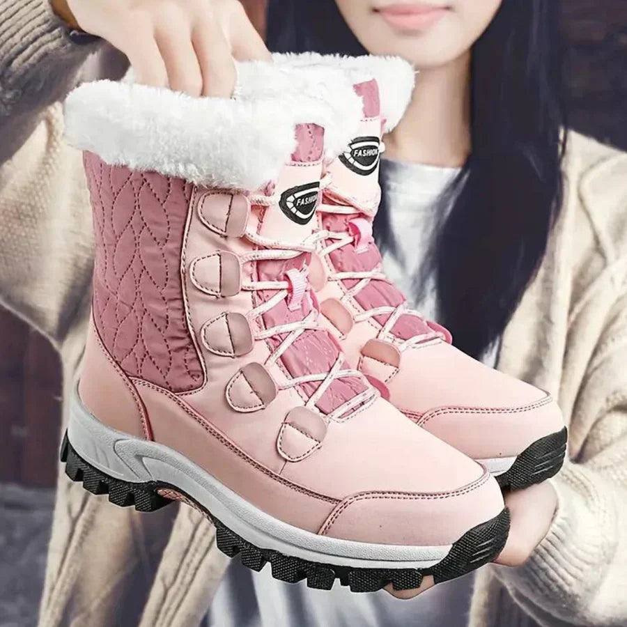 EB | mit Kunstfell gefütterte Schneestiefel für Frauen