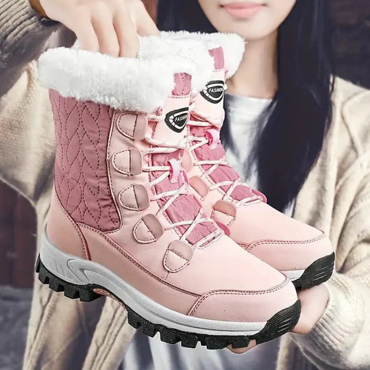 EB | mit Kunstfell gefütterte Schneestiefel für Frauen