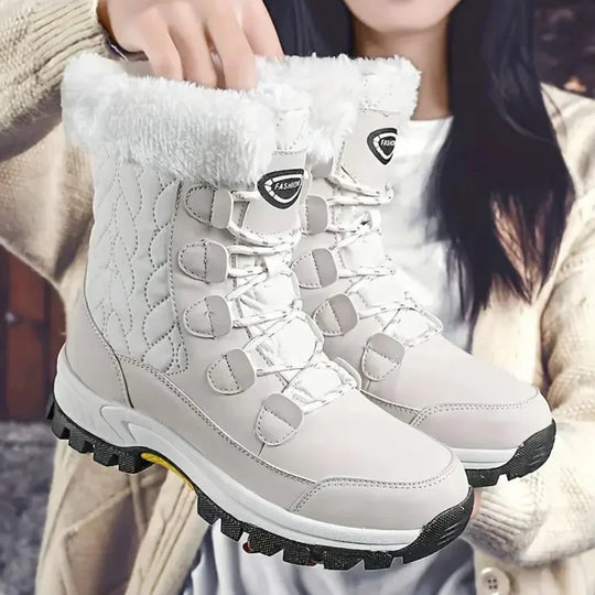 EB | mit Kunstfell gefütterte Schneestiefel für Frauen