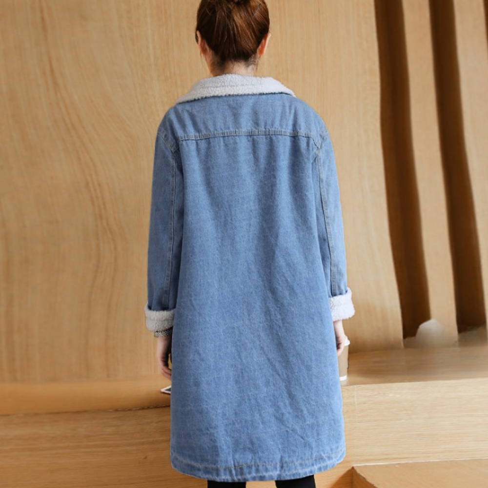 EB | Eleganter Winter-Denimmantel für Frauen