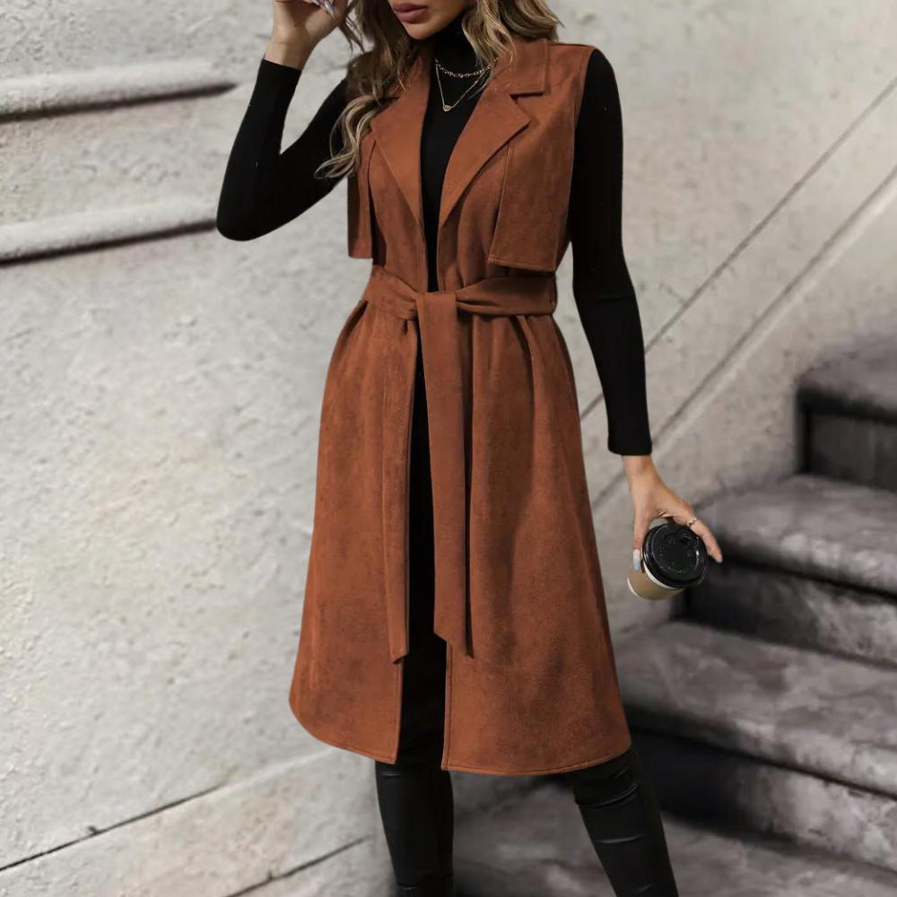 EB | Elegante und ärmellose Herbstjacke für Frauen